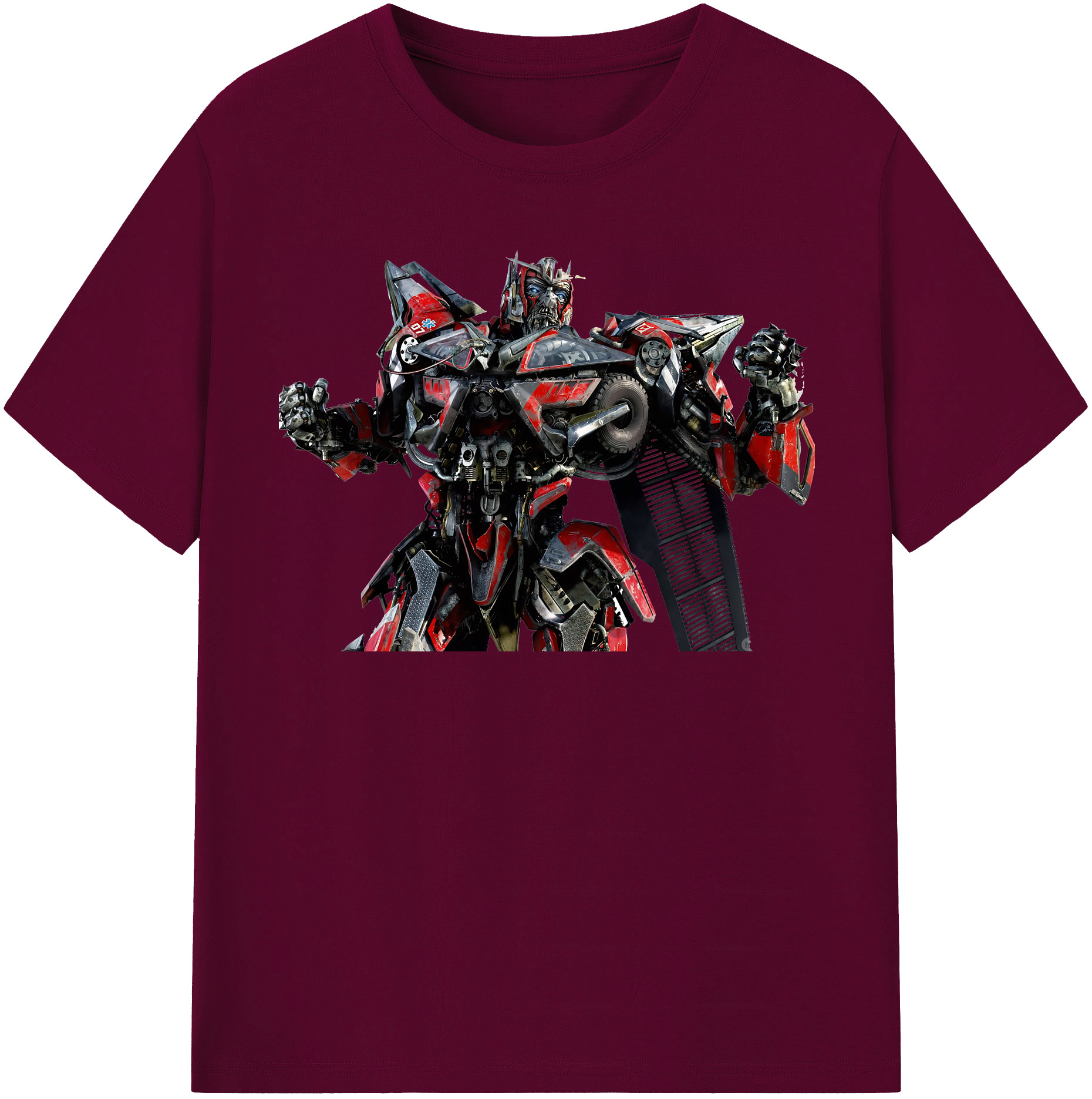 （画像用） Transformers トランスフォーマー レディースカジュアルプリントTシャツ（綿100％）